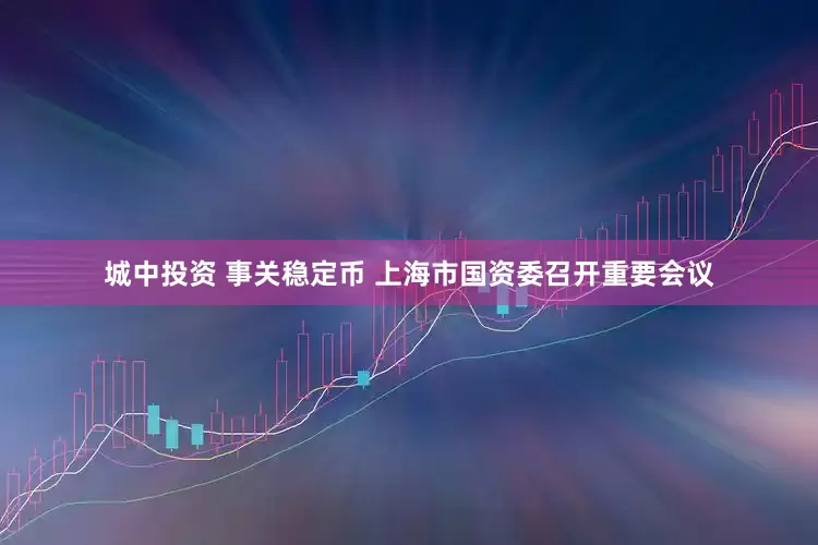 城中投资 事关稳定币 上海市国资委召开重要会议