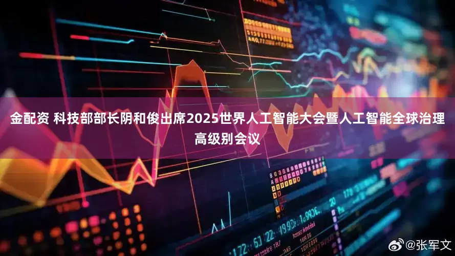 金配资 科技部部长阴和俊出席2025世界人工智能大会暨人工智能全球治理高级别会议