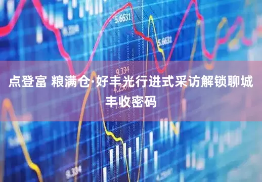 点登富 粮满仓·好丰光行进式采访解锁聊城丰收密码